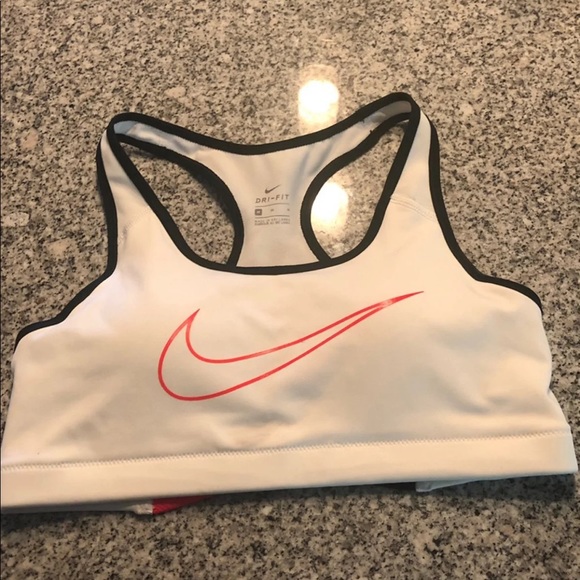 Nike Other White Padded Sports Bra Poshmark